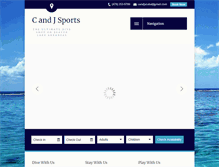 Tablet Screenshot of candjsports.com